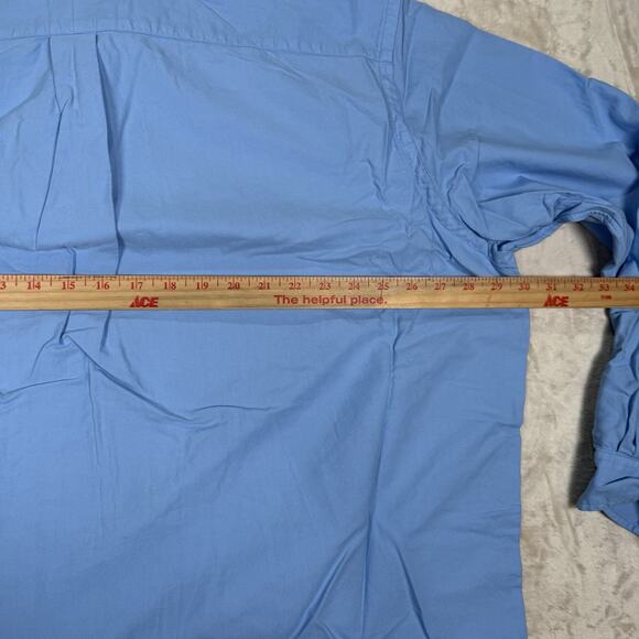 NWT Ralph Lauren Classic Fit Button Down Dress Shirt Light Blue Men's Size 2XB - Picture 8 of 9